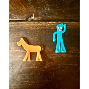 Gumby and Pokey 2 Inch Plastic Figures Bundle